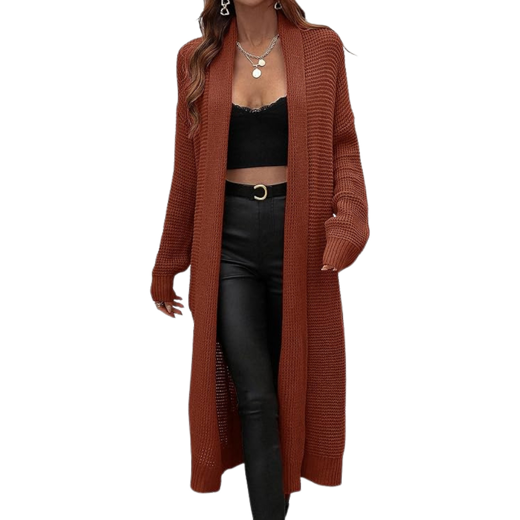 GR | Long Open Cardigan for Women