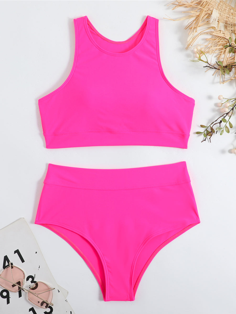 GR | Women's Sporty High Waist Bikini Women's Swimwear