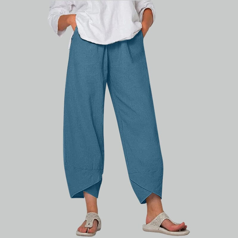 GR | Women's Trousers Lightweight Cotton and Linen Women's Summer Comfort