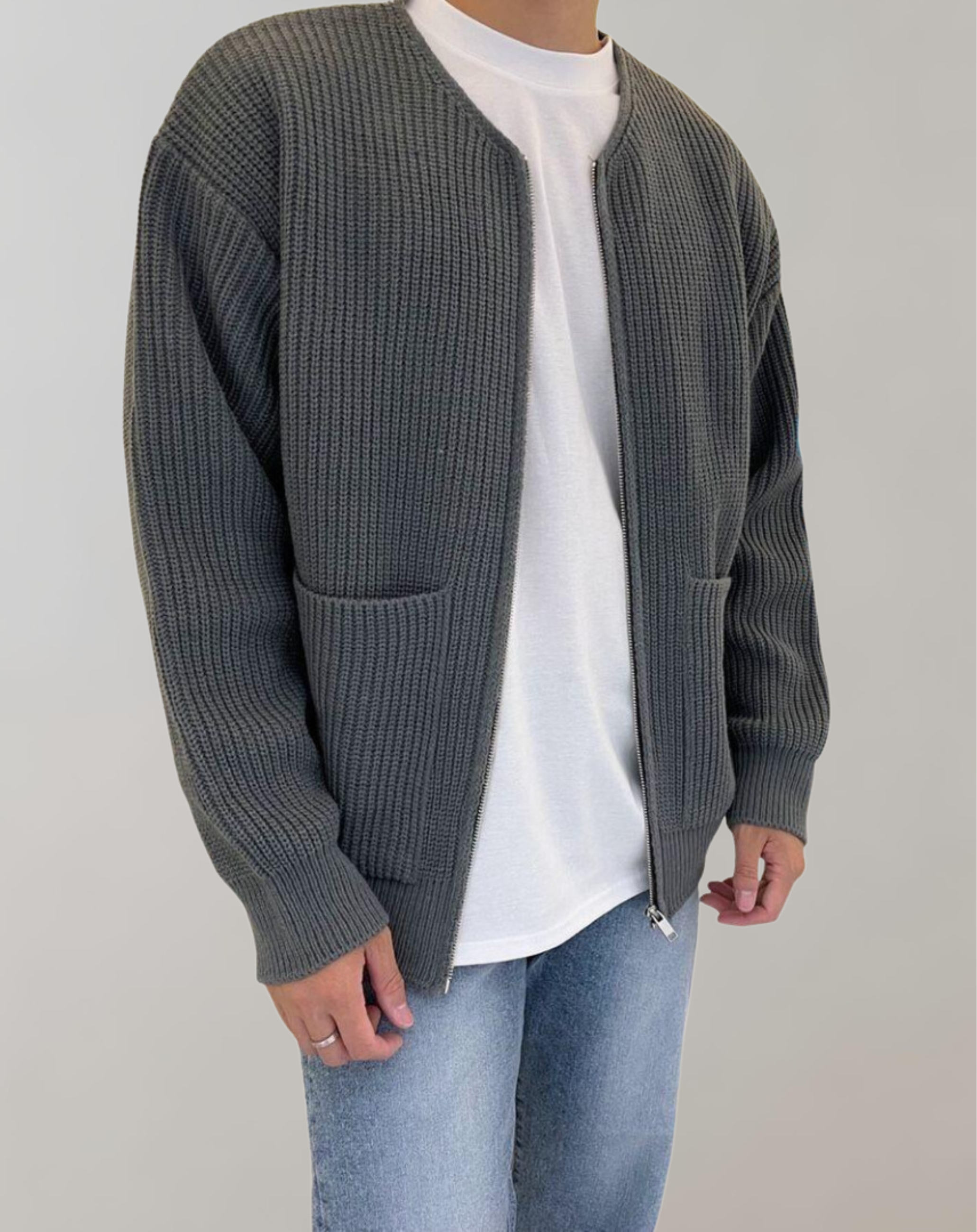 GR | Lässiger Strickjacke