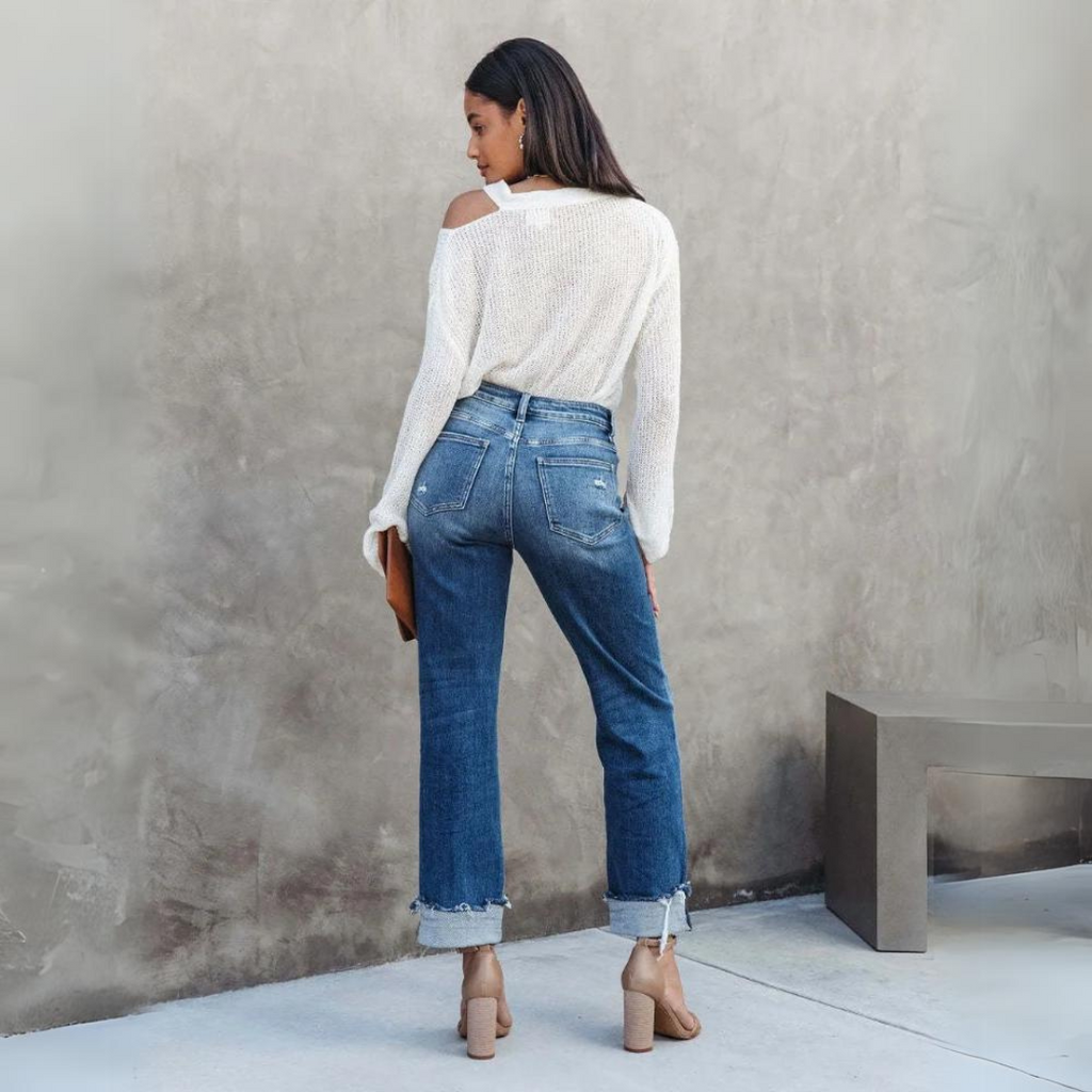 GR | High-waisted jeans