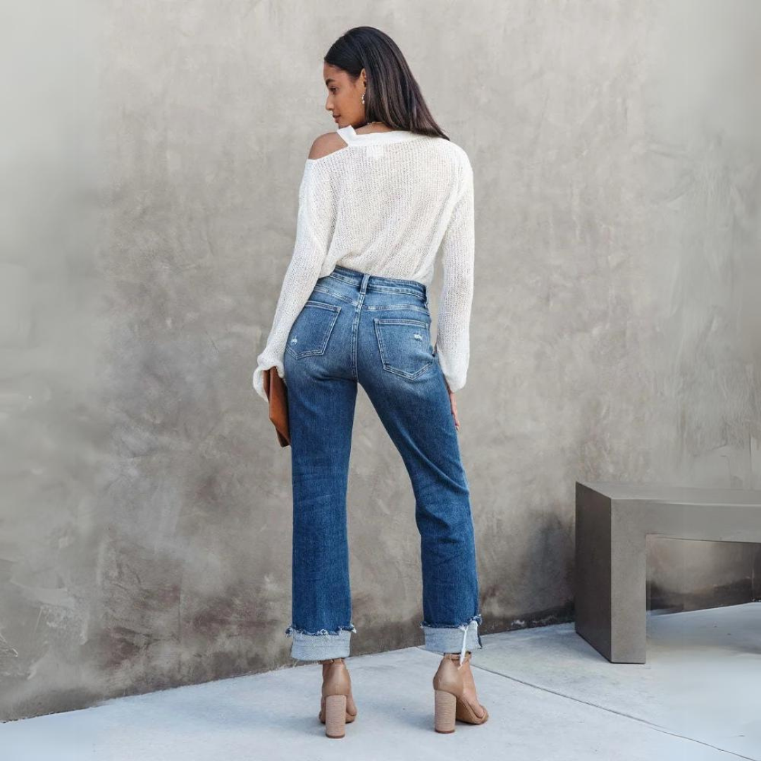 GR | High-waisted jeans