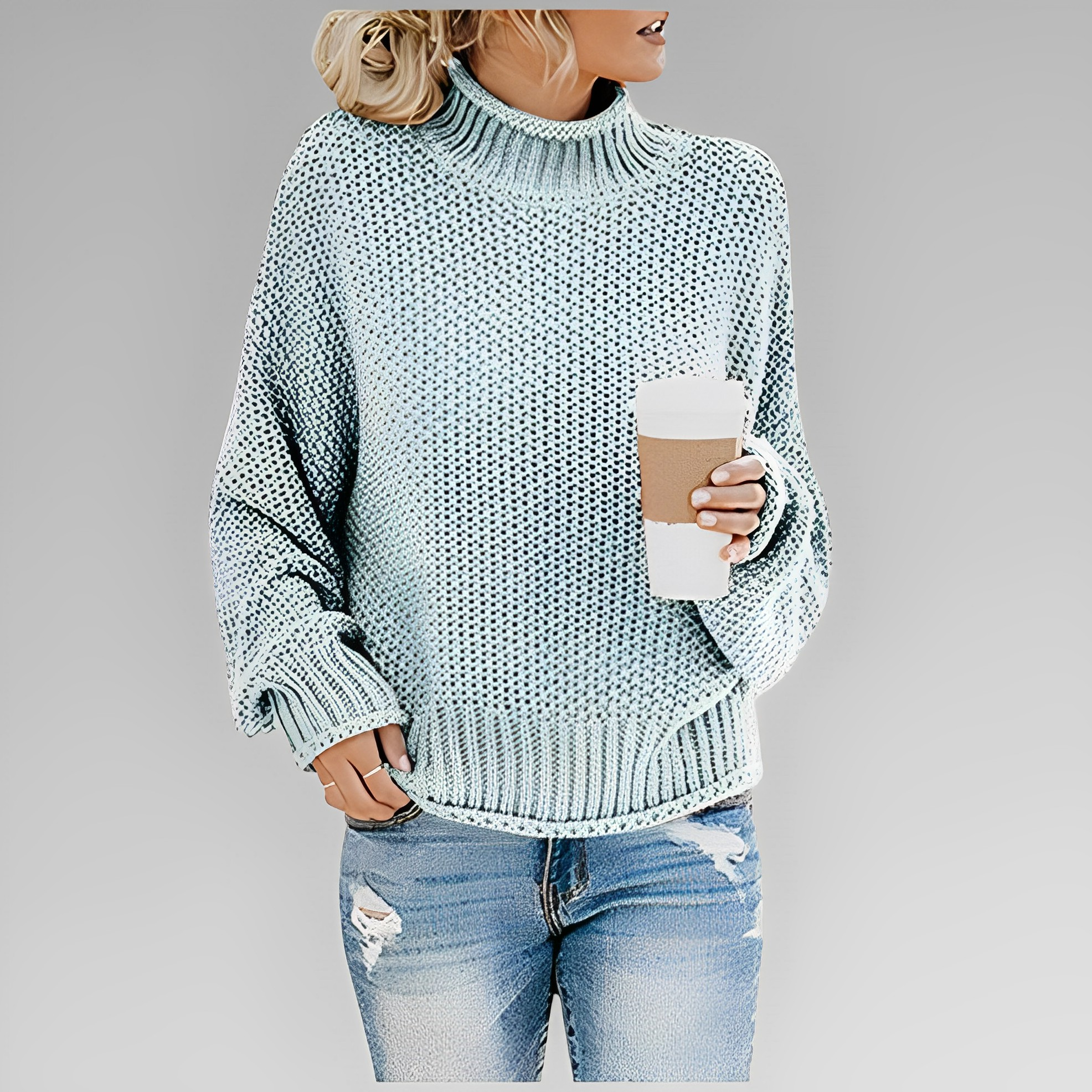 GR Einfacher Und Eleganter Pullover