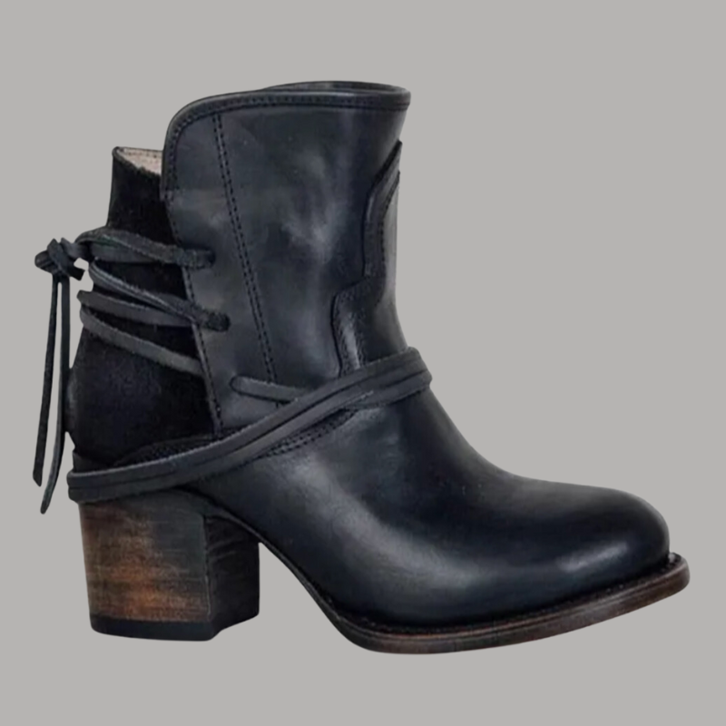 GR | Ankle boots with strap details