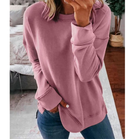 GR | Lässiger Plus Size Pullover Für Frauen