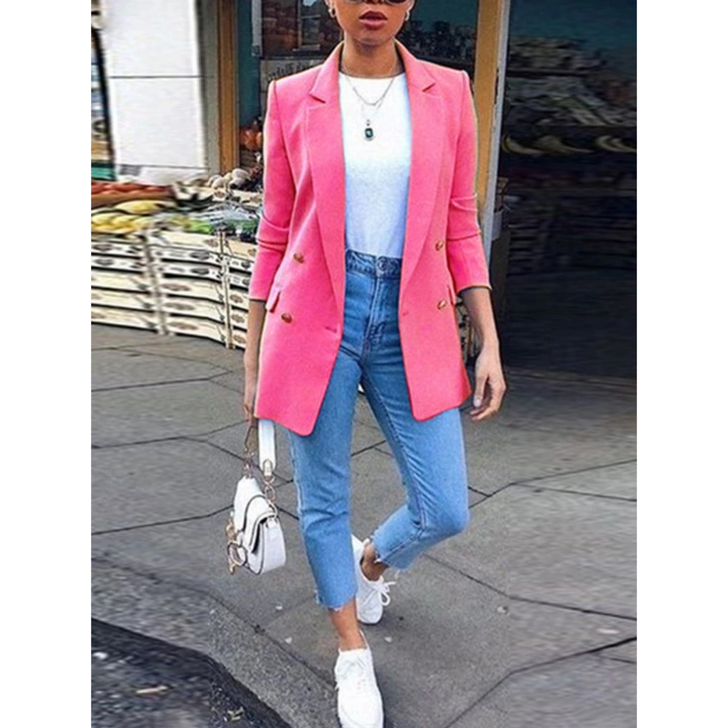 GR | Knee-length one-piece women's blazer
