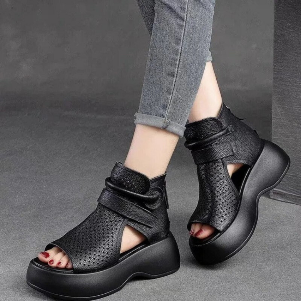 GR | Leather Sandals for Orthopedic Needs