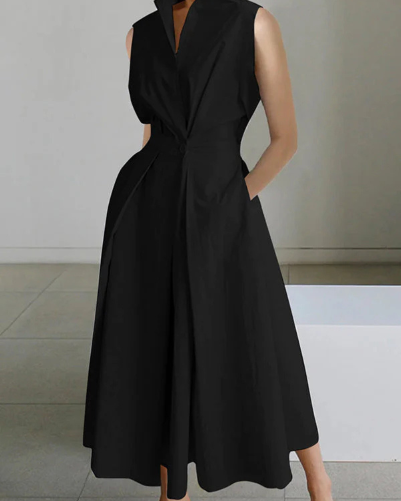 GR | Women's Collarless Dress Stylish