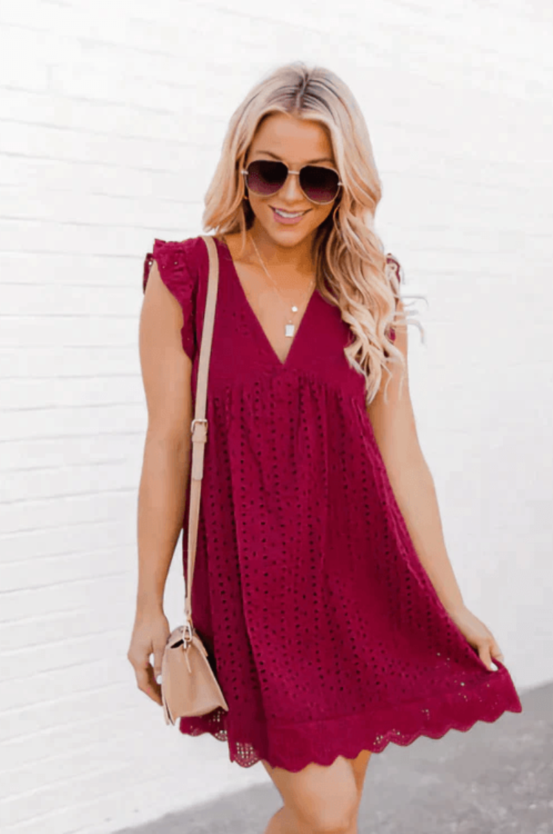 GR | Women's Summer Dress with Trousers Comfortable Women's Dress