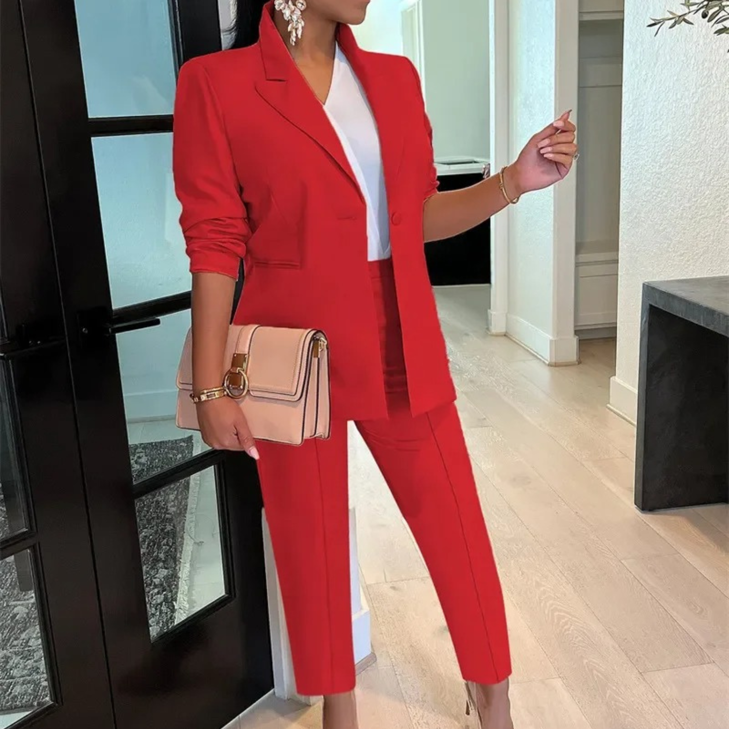 GR | Blazer and trouser set for women