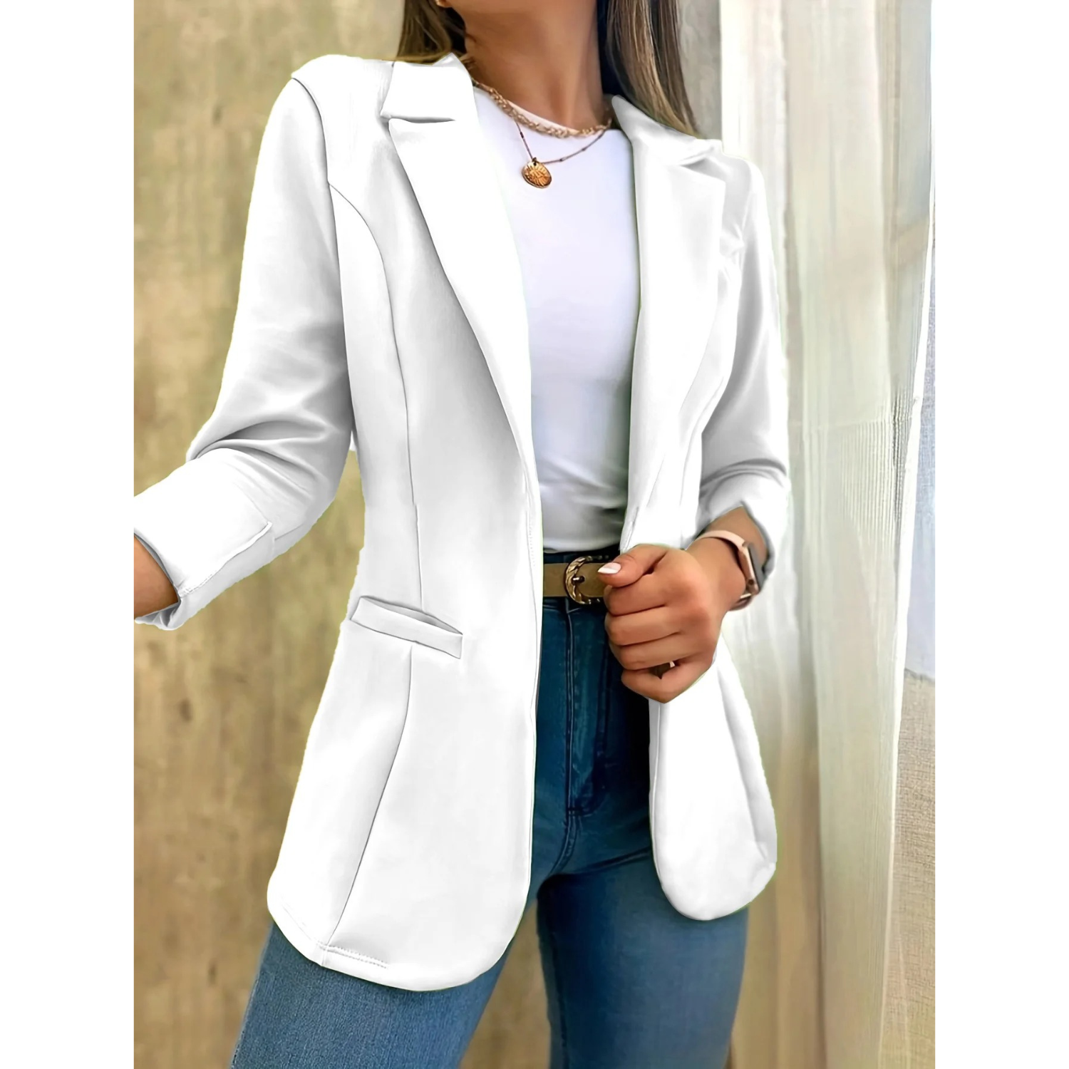 GR – Vintage women's blazer without buckle