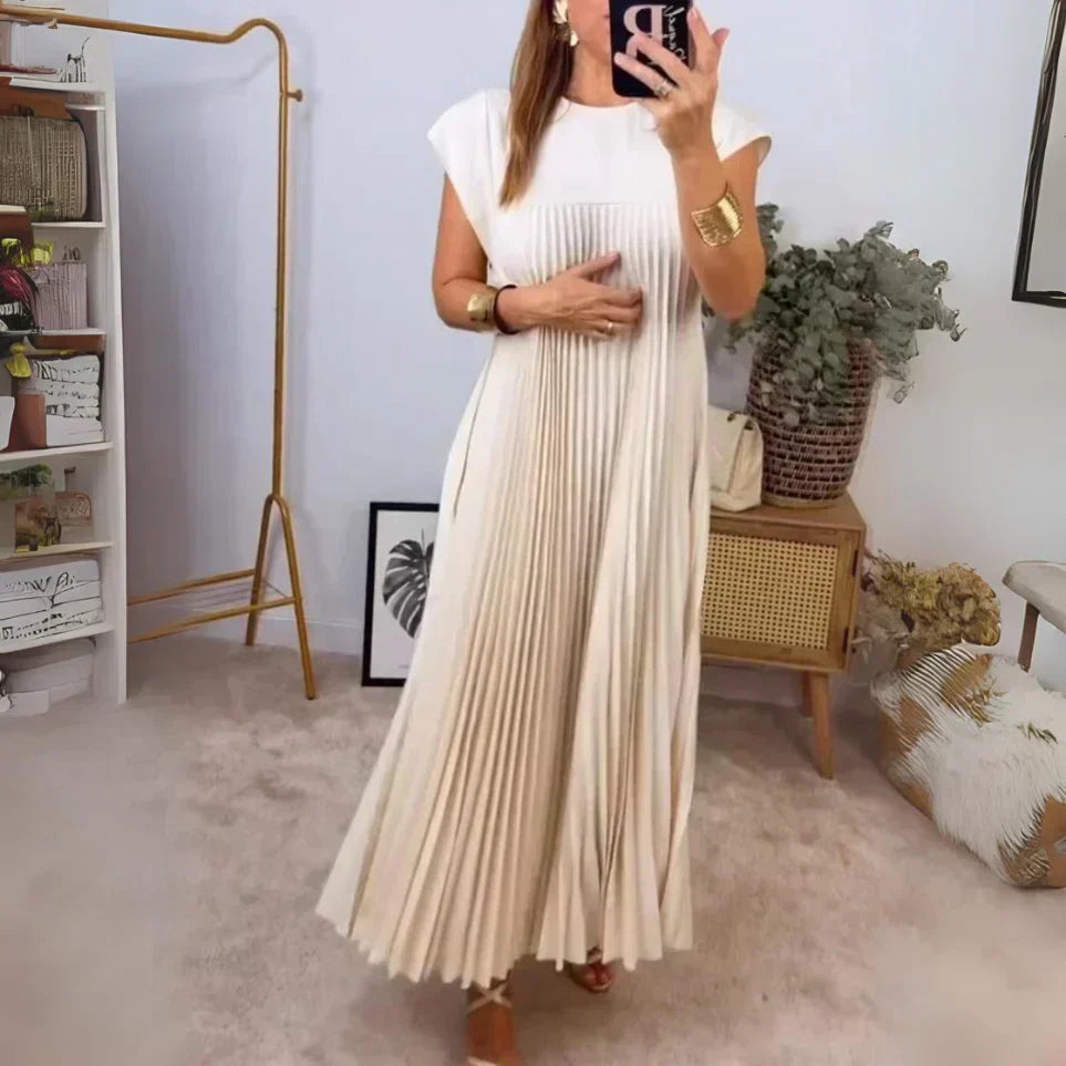 GR | Leichtes Und Frisches Plisseekleid