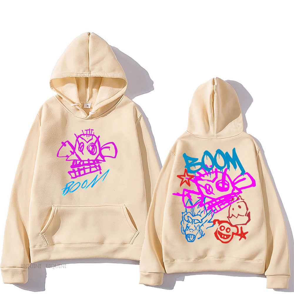 GR | Arcane Jinx cartoon long sleeve hoodie