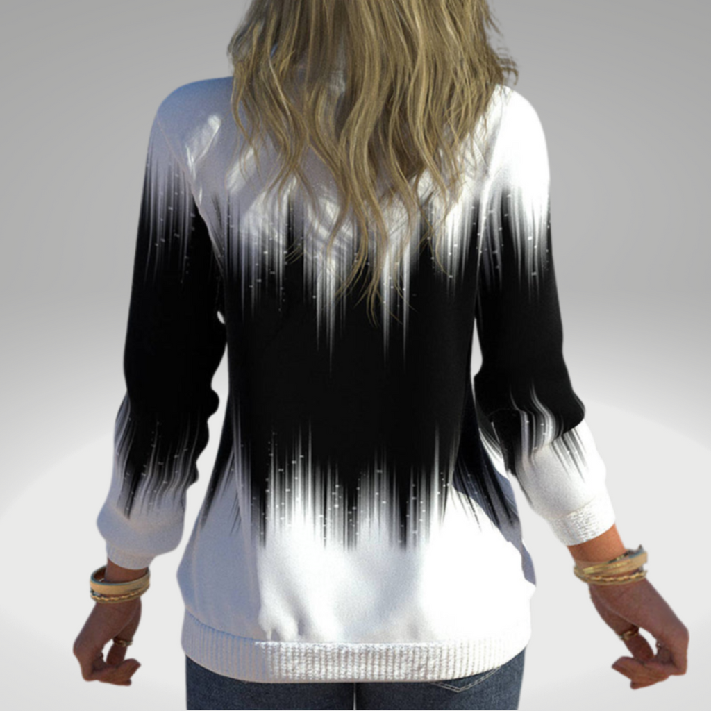 GR - Damen Sweatshirt mit Farbverlaufdruck
