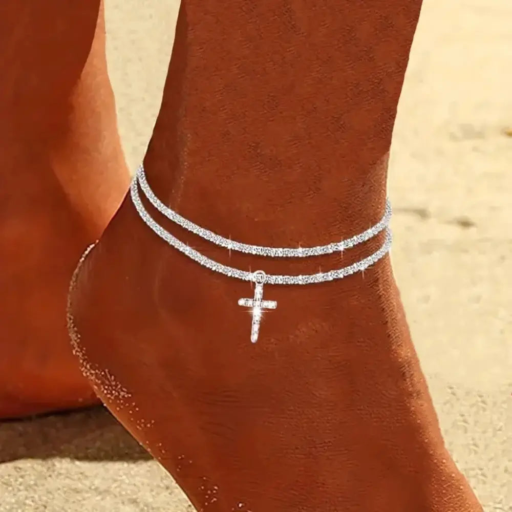 GR | Chic Silver/Gold Double Anklet