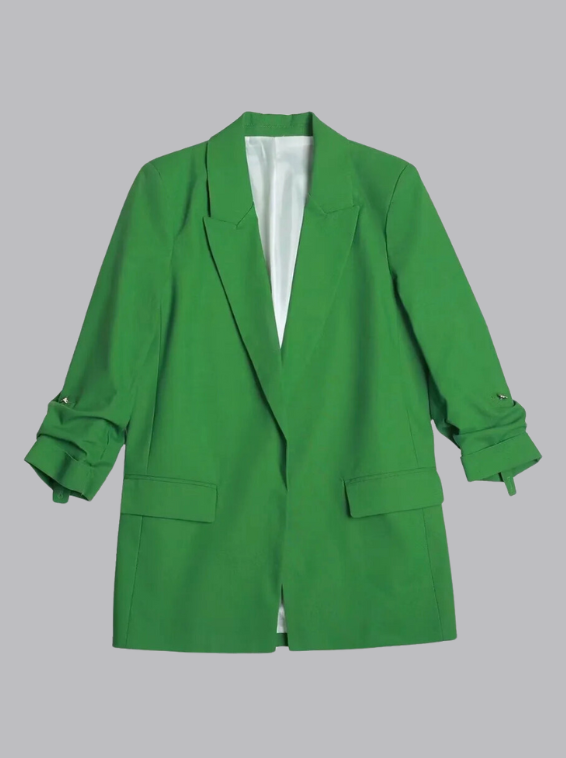 GR | green blazer