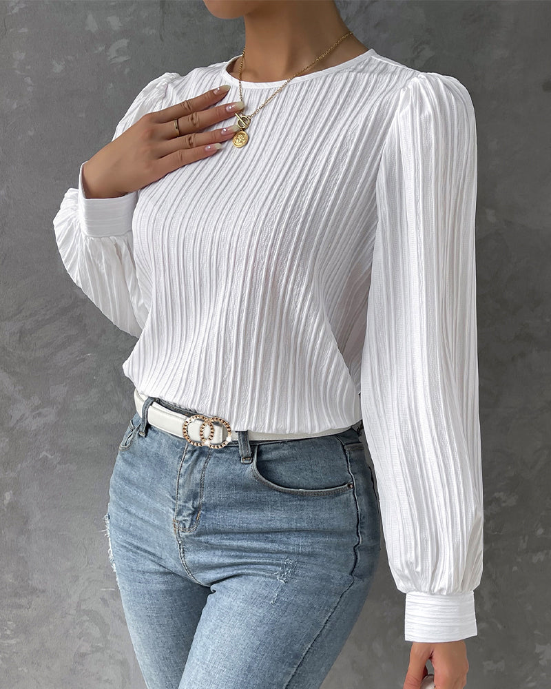 GR | with round neck for women - Stylish and comfortable collarless GR