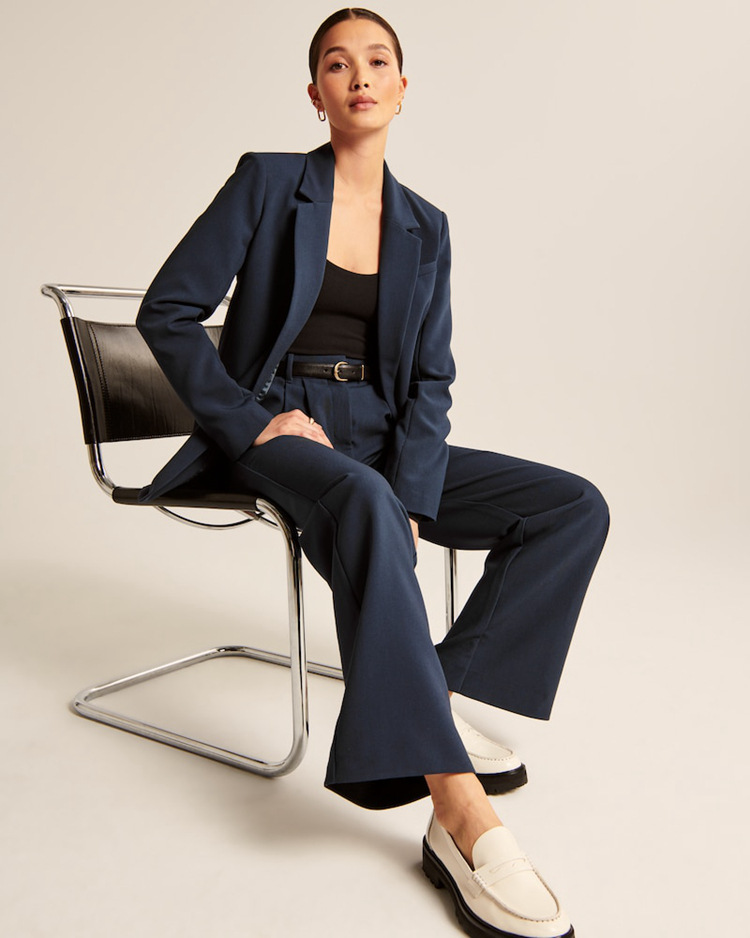 GR | Casual high-waisted wide-leg trousers for women