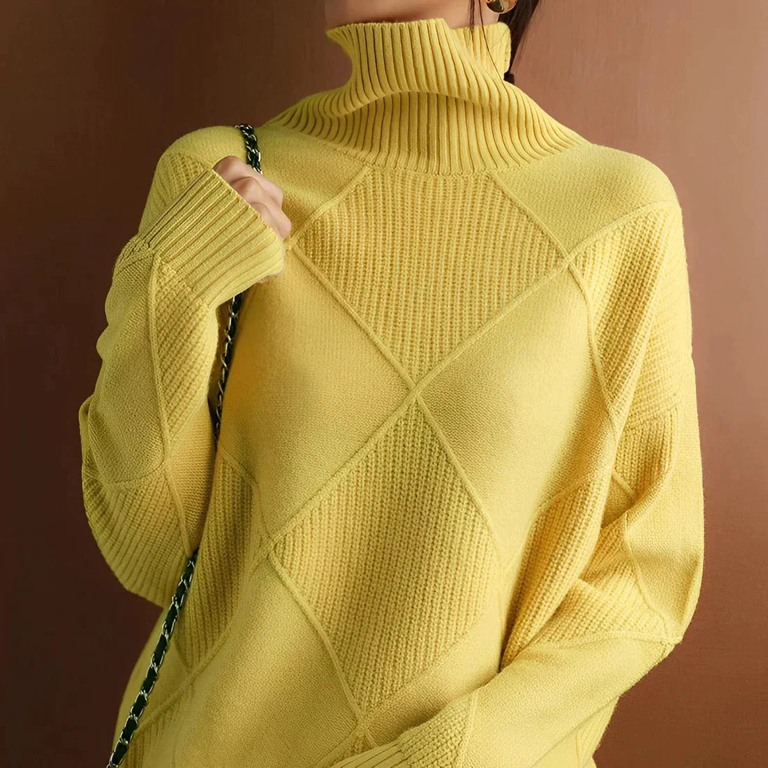 GR | Hoher Kragen Pullover