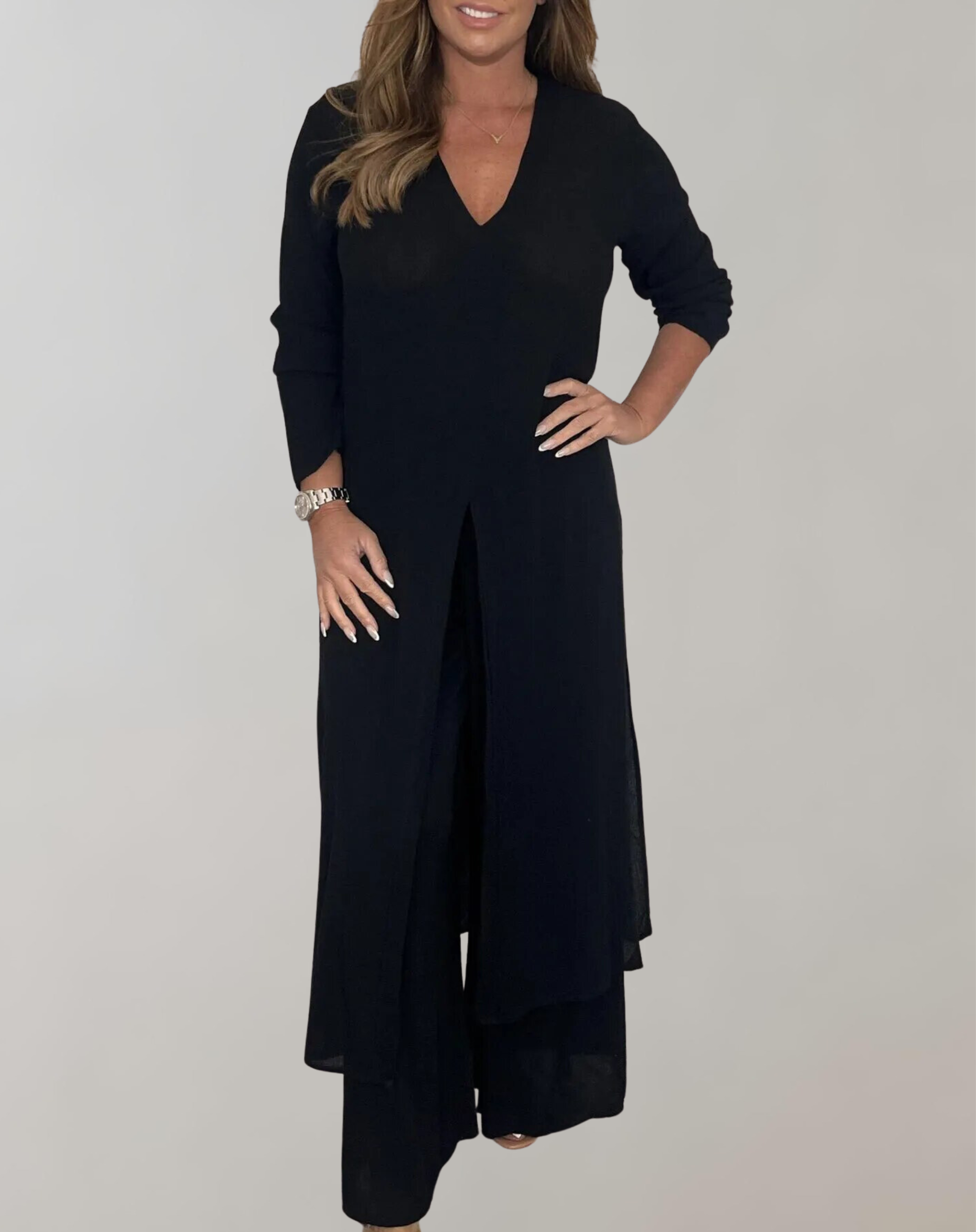GR - Long top with elegant high slit