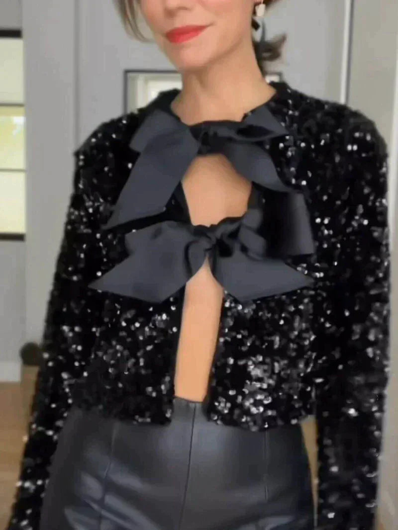 Fashionable sparkling jacket