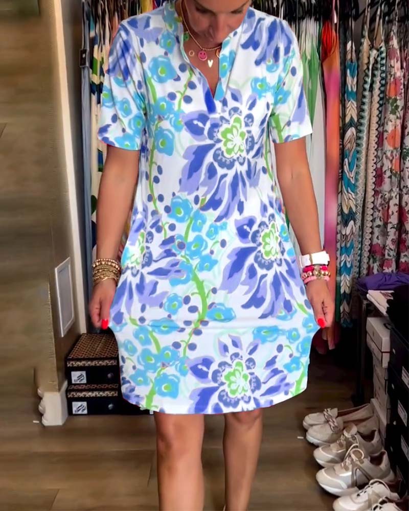 GR | Women's Floral Pattern Dress 