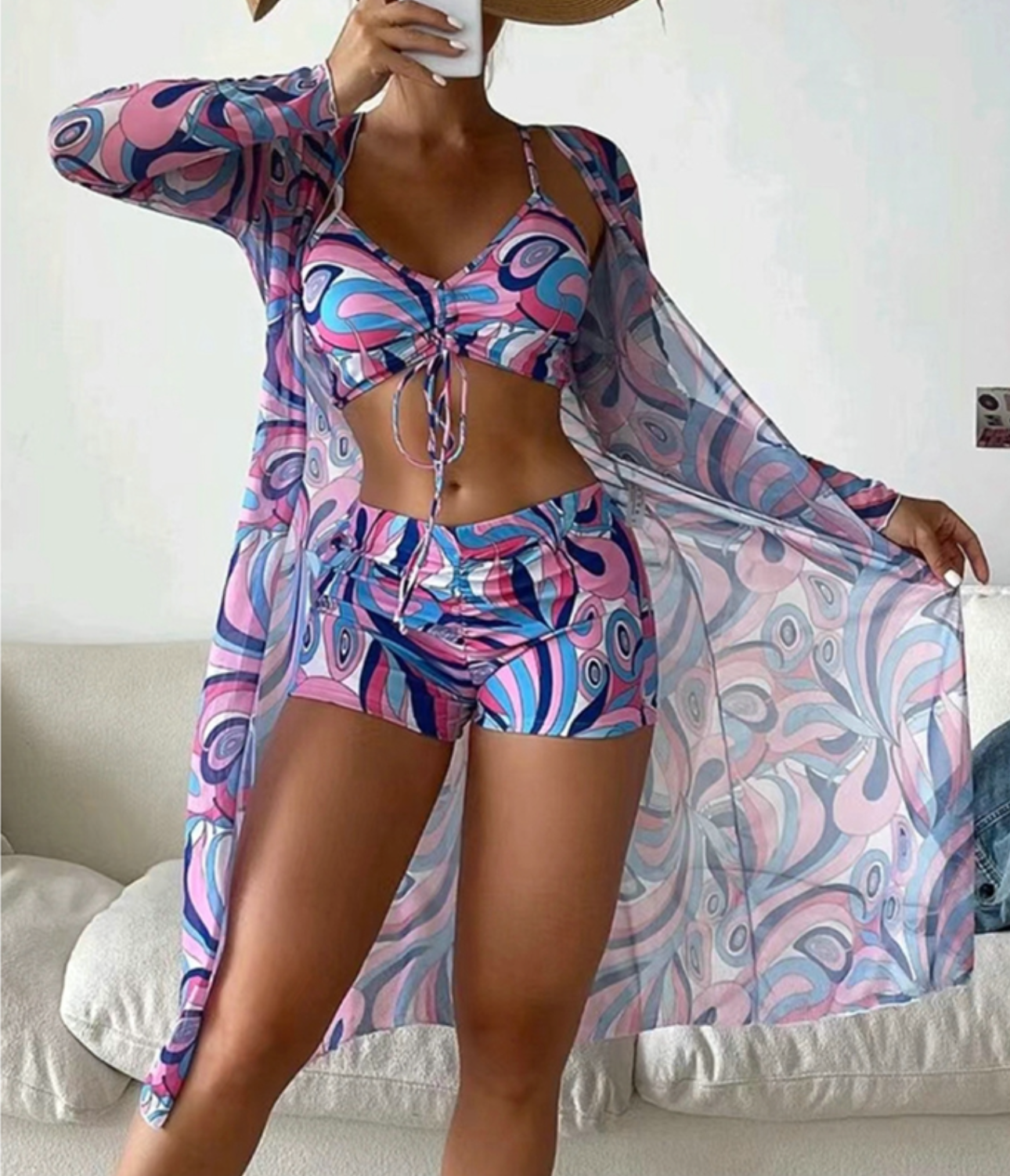 GR 1-piece bikini set | Demi set