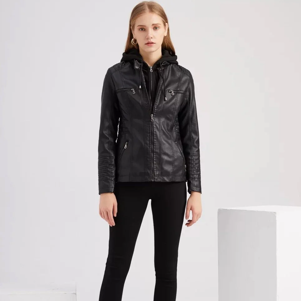 GR | Women's Jacket Stylish Design, Comfortable Fit With Pockets and Hood