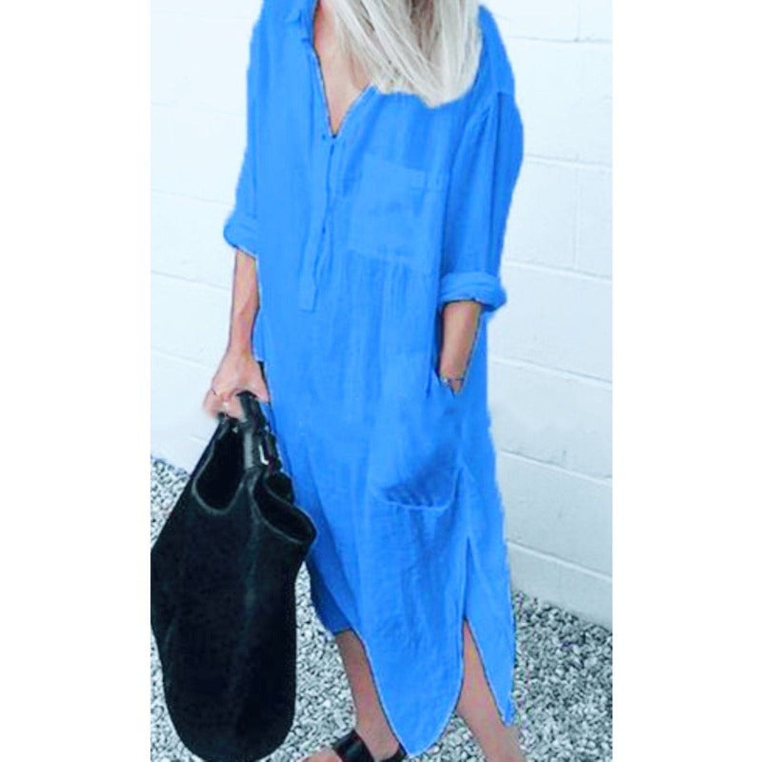 GR | Stilvolle Lange Sommerkleid