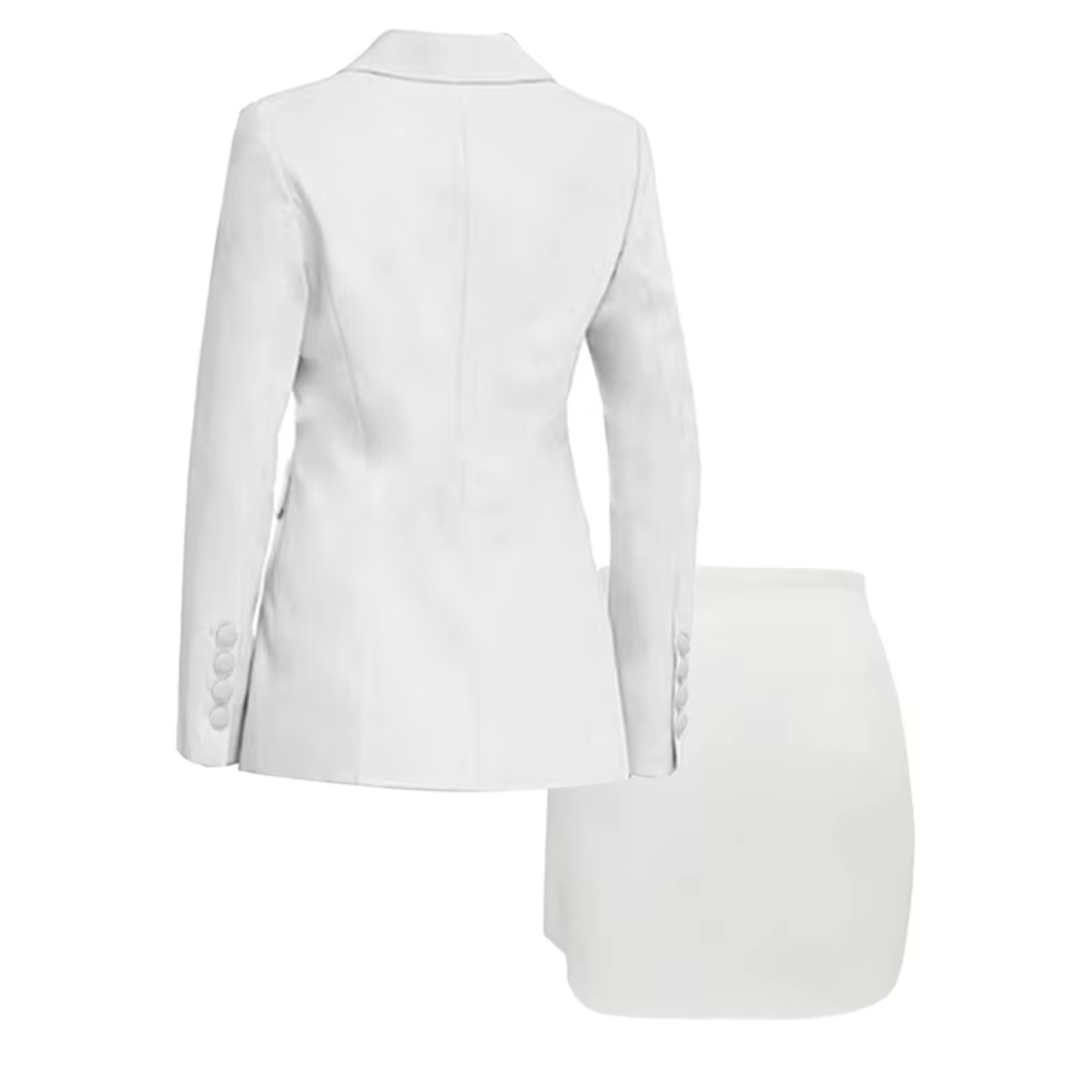 GR | Elegant coat and skirt set