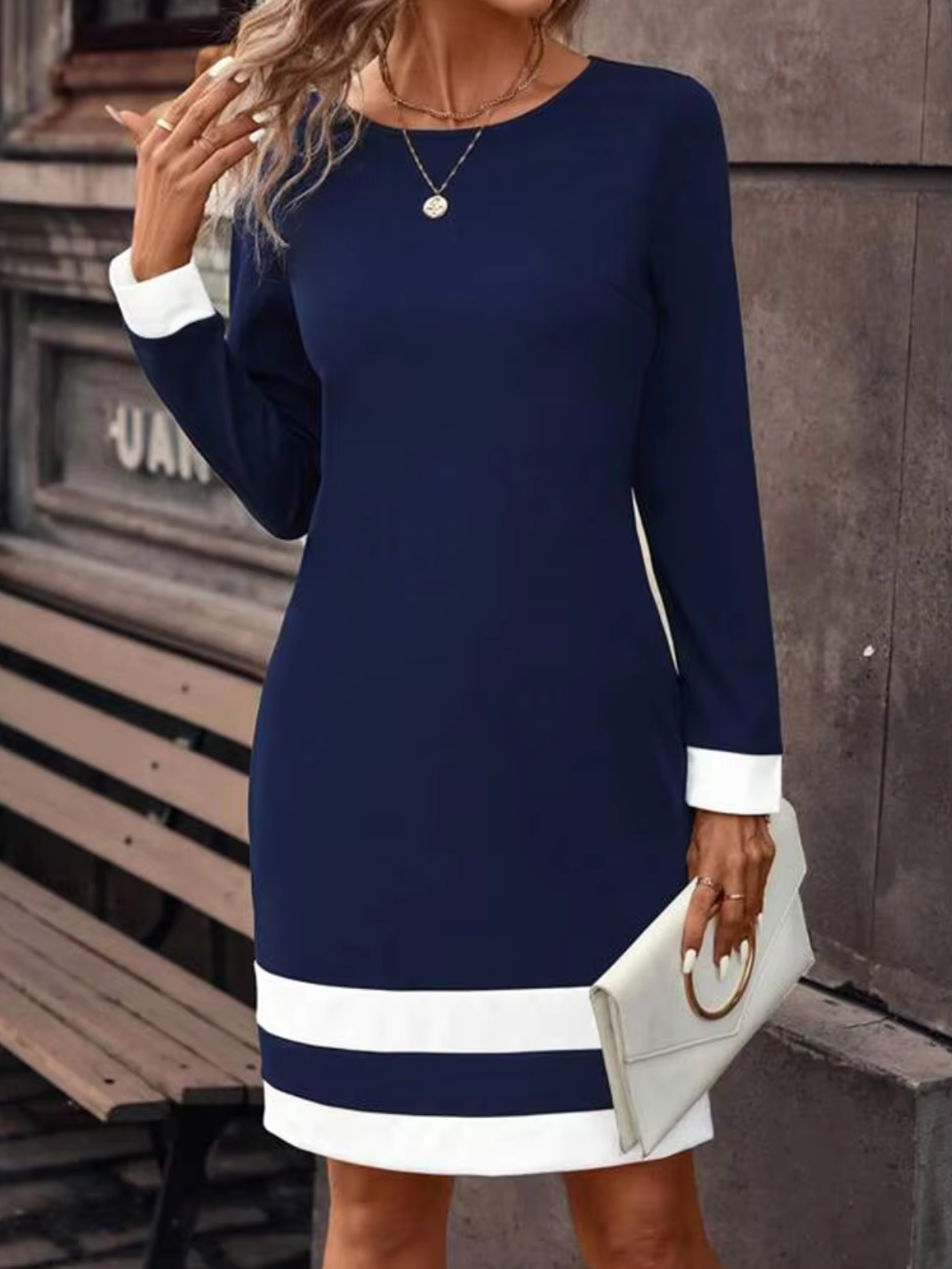GR | Stylisches Langarmkleid