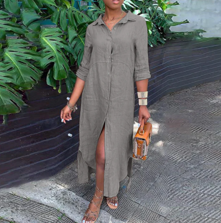 GR | Comfortable linen dress