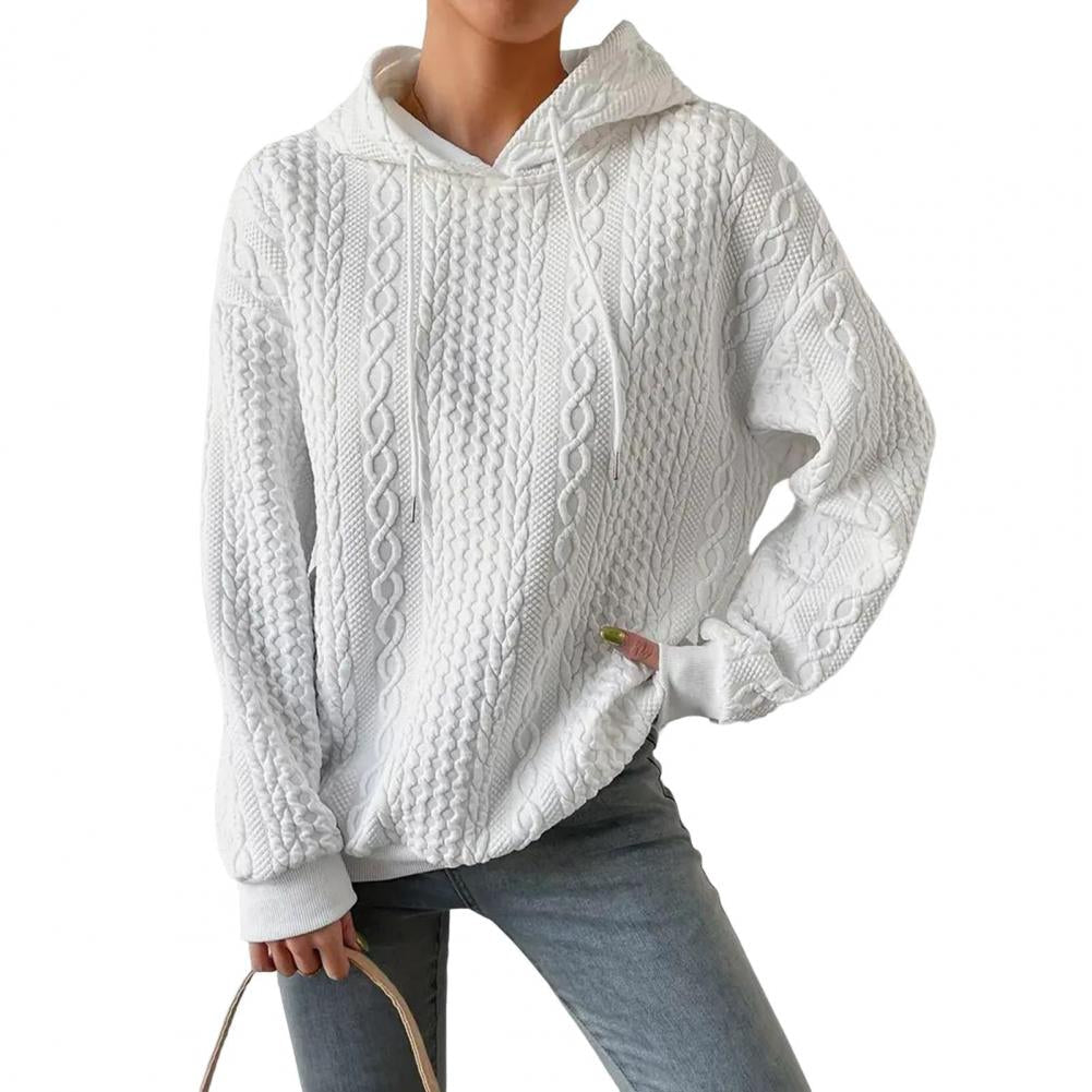 GR | Bequemer Oversized Woven Hoodie mit Kapuze