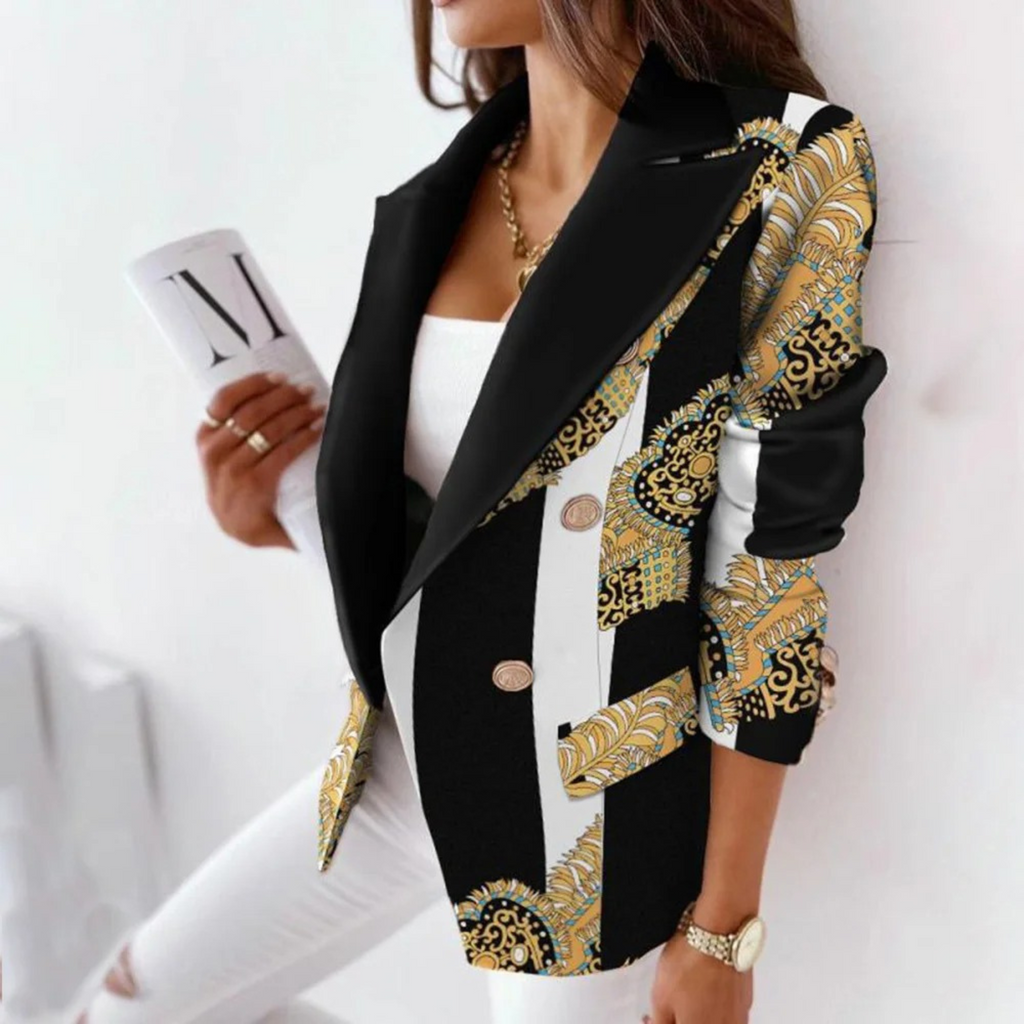 GR – Women's blazer with reversible collar