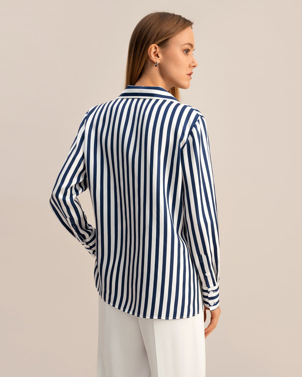 GR | Striped silk shirt