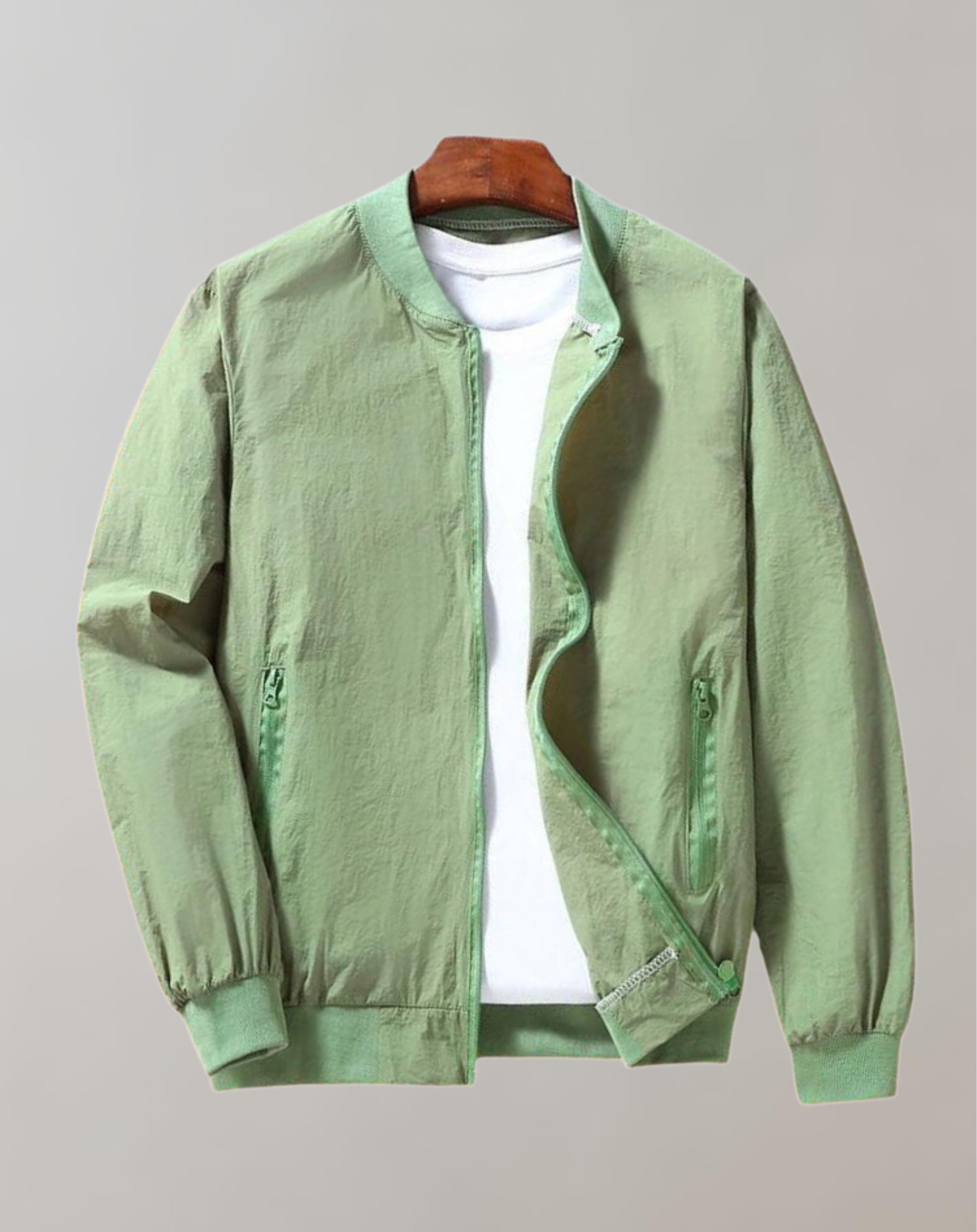 GR | Sporty bomber jacket with stand-up collar