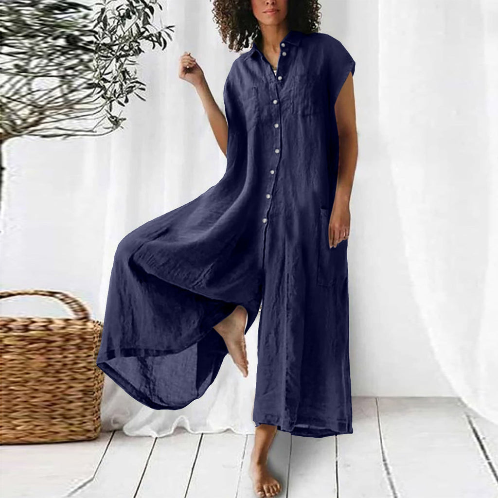 GR | Super Stylish Linen Jumpsuit for Women