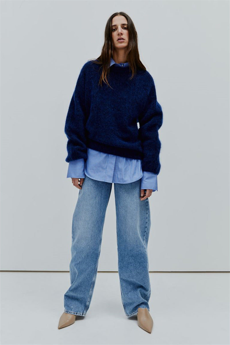 GR | made of mohair - oversized women's sweater