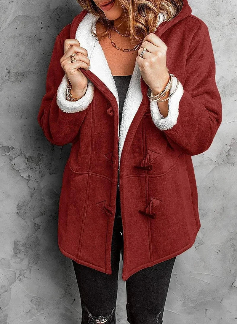 GR | Stylish fleece winter jacket for women from Essential 