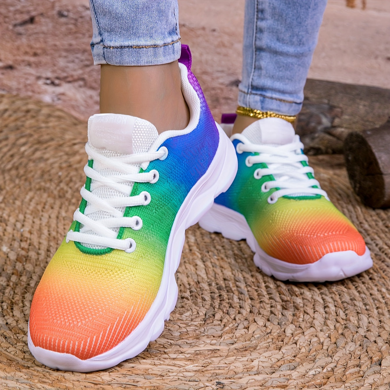 GR | Breathable knitted women's sneakers