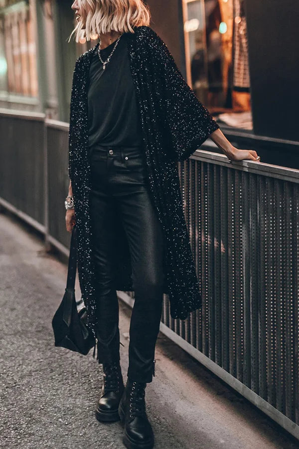 GR | Glamorous sequined cardigan