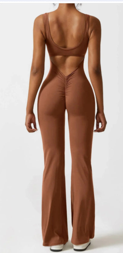 GR | Yoga bodysuit - casual, seamless with open details, women's clothing