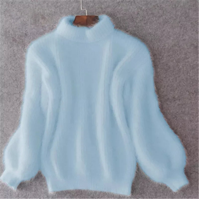 GR | Loosely knitted women's sweater, solid colors