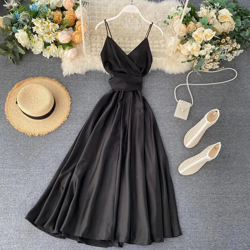 GR | Goddess Ankle Binding Taille Kleid