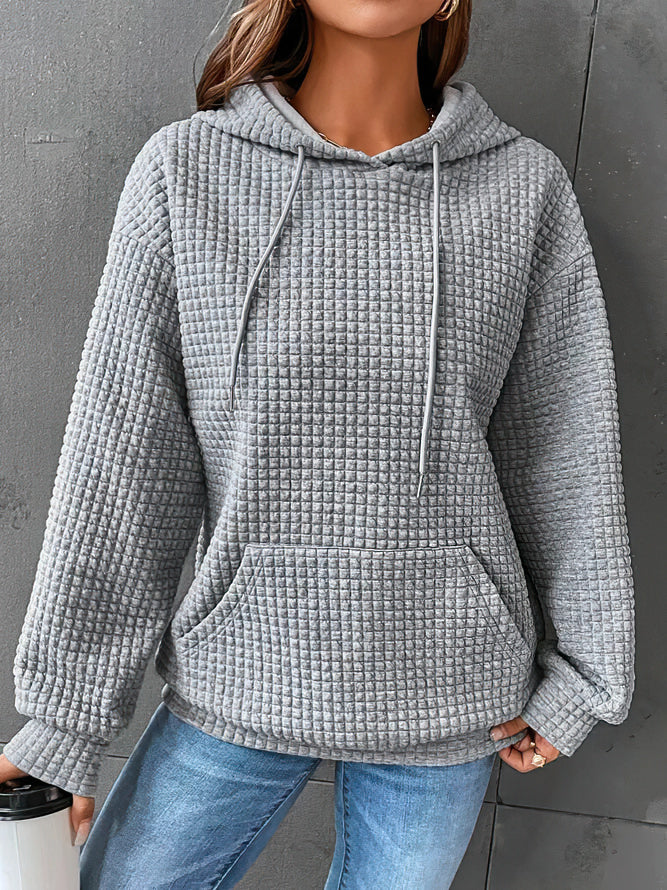 Cool and chic textured sweater for women