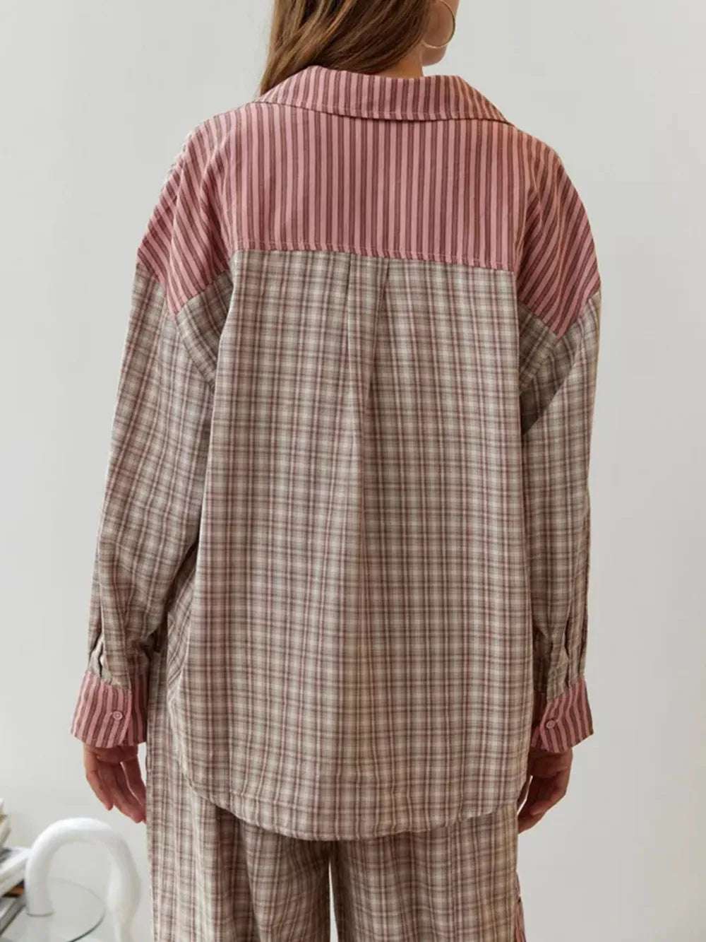 GR | 2-piece casual pajama set - relaxed women's sleepwear