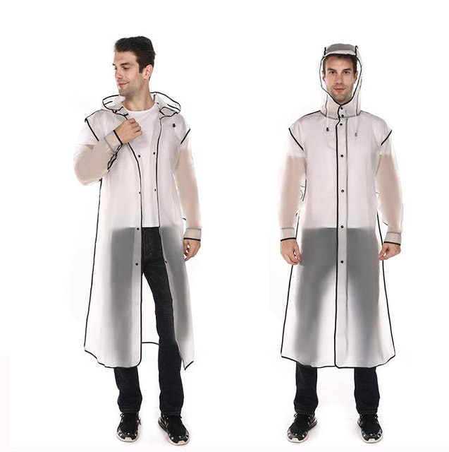 GR - Experience comfort in the rain with this unisex rain jacket
