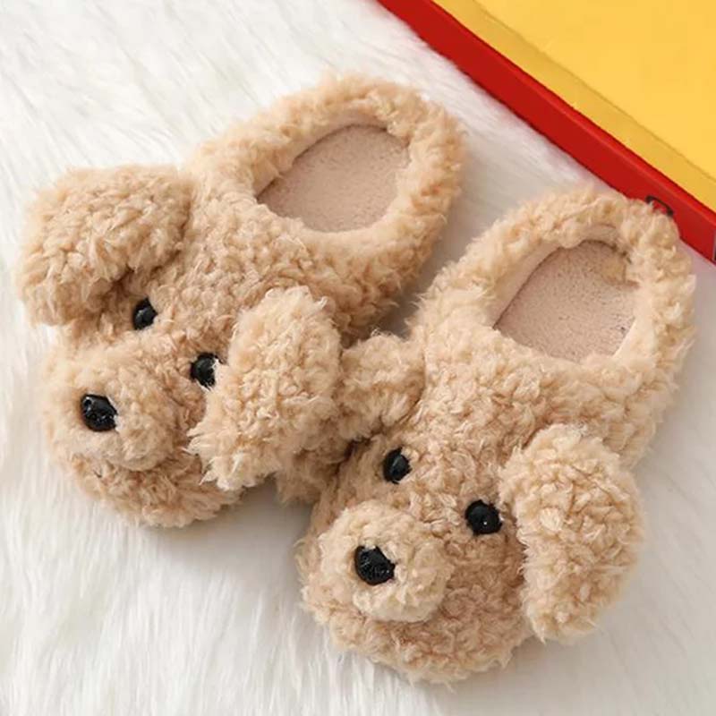 GR | Cartoon Dog Plush Slippers