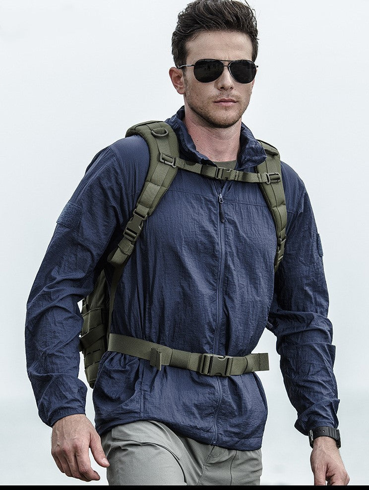 GR | Lightweight Waterproof Jacket with Zipper