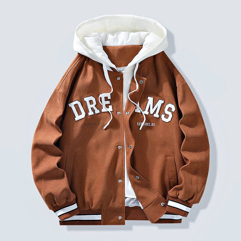 GR | Kapuzenjacke mit Buchstaben-Print